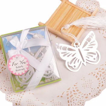 

20Pcs Butterfly Bookmark regalos de boda para los invitados Girl Baby Shower Souvenirs Wedding Favors and Gifts For Guest