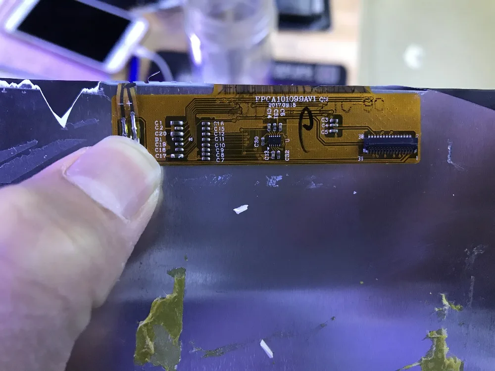 Скидка 10,1 дюймовый ЖК экран матрица FPCA101099AV1 FPCA.101099AV1 WJWX101099A V1 для внутреннего ЖК дисплея Панель модуль Стекло Замена объектива