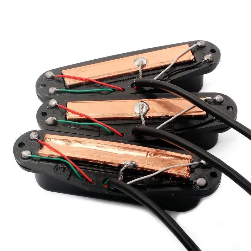 

New 3PCS/Pack SSS Magnet Pickup N M B 48/ 50/ 52mm for Electric Guitar