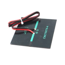 4 V 160mA солнечная панель+ 30 см красная и черная линия DIY сделанная на заказ солнечная панель s