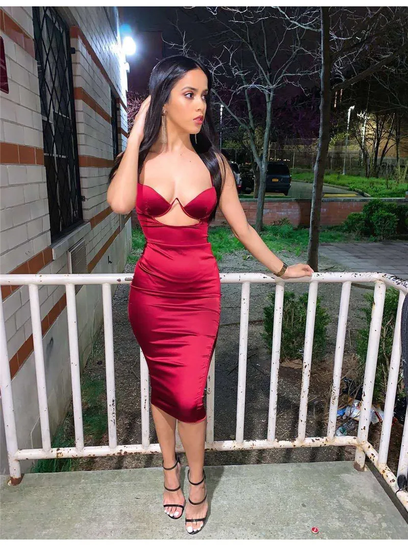 Parthea Chest Cut Out Sexy Dress Summer 