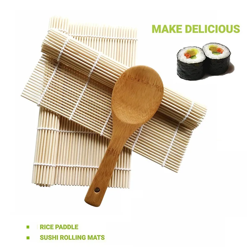 

DIY Sushi Roll Molds Creative Bamboo Rice Meat Vegetables Makers Portable Kitchen Practical Cooking Gadget Molds Accessories