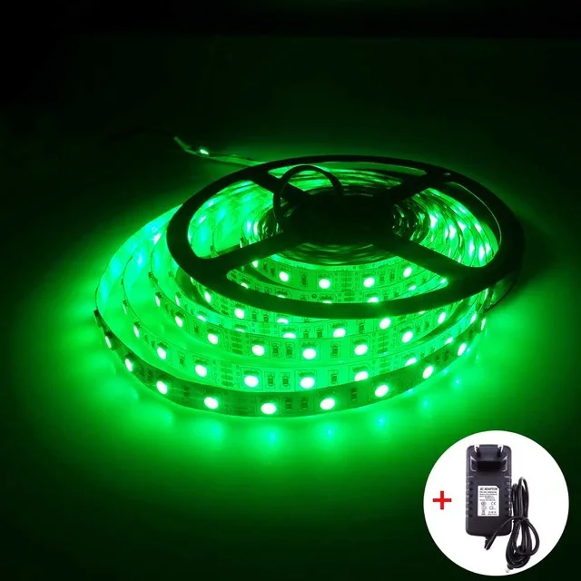 CHINCOLOR LED Strip 5050 Set 5M 300Led ip30 SMD Light 12V RGB with 44Key RGB Controller and 3A Power Adapter red blue white (6)