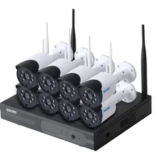 ESCAM WNK804 8CH 720 P ip-камера беспроводной wifi NVR комплект
