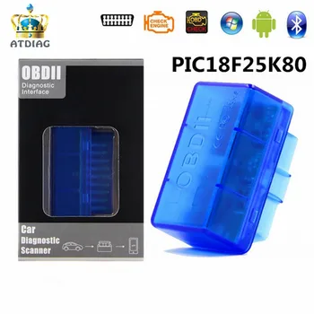 

Newest OBDII ELM327 V1.5 Hardware With 1PCB Board PIC18F25K80 Chip For Android AT Full Command Auto OBD Diagnostic Scanner
