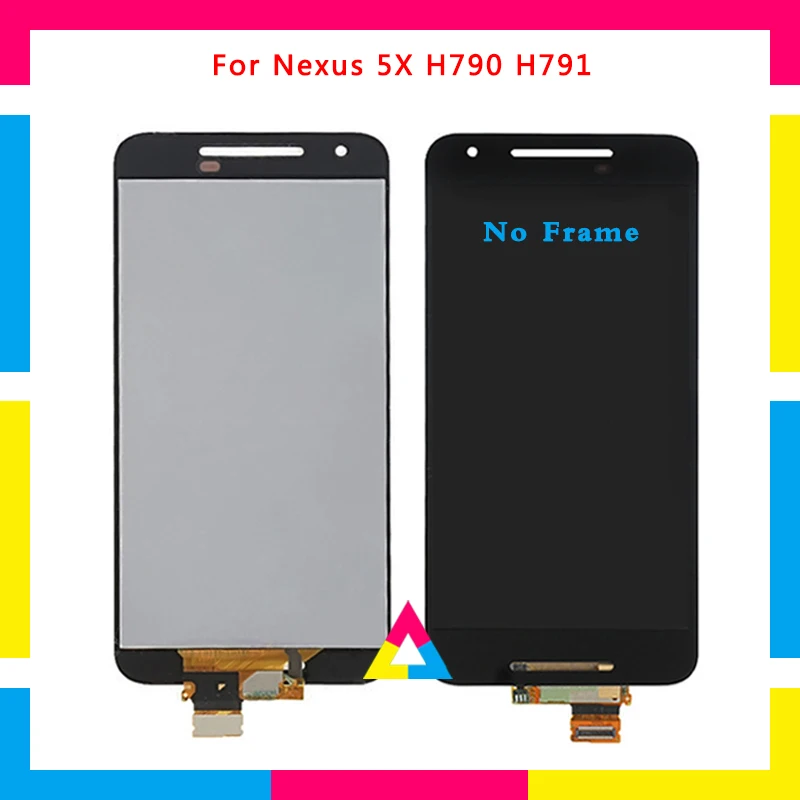 

LCD Display Screen With Touch Screen Digitizer Assembly For LG Google Nexus 5X H790 Black No Frame or with Frame Replacement