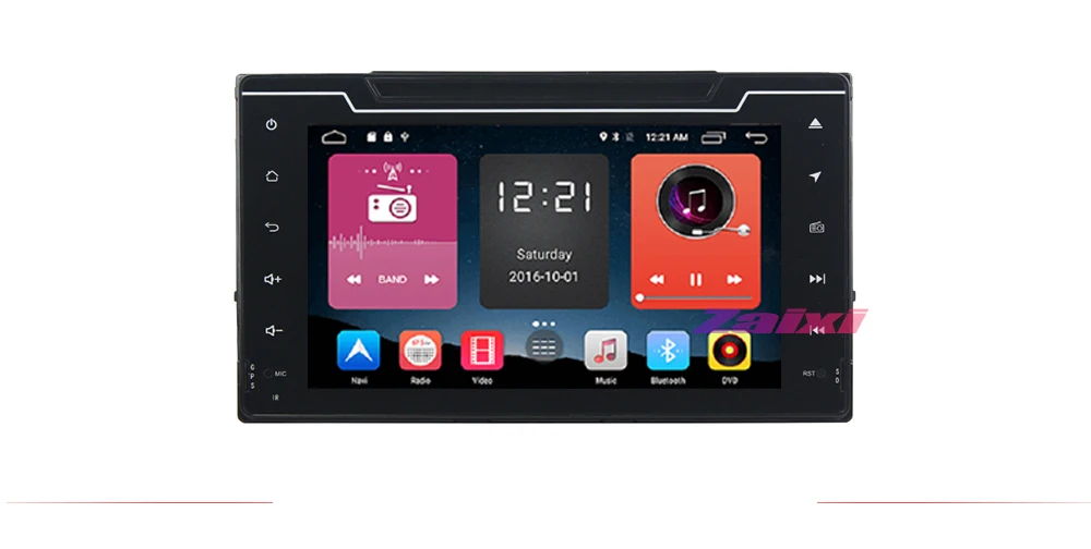 ZaiXi Touch screen Android car Audio for Toyota Corolla 2016~2019 support GPS navi Ipod BT radio mic Media Navigation system 7