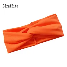 Giraffita Спортивная Повязка для головы для женщин банты эластичная Спортивная головная банда для волос повязки на голову для йоги головные уборы для девочек Йога Бег