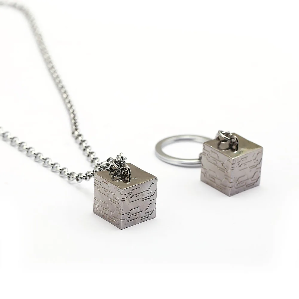 

Game NieR:Automata Choker Necklace Black Box Pendant Keyring Robot 2B Emil No2 Type B Keychain Charm Gift Souvenir