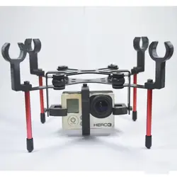 Посадка Шестерни Gimbal Камера PTZ Гора FPV стойки для Hubsan H501S X4 FPV Quadcopter Радиоуправляемый Дрон аэрофотосъемки Камера держатель