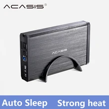 ACASIS USB 3.0 SATA Interface 3.5 inch Hard Drive Box HDD Enclosure Mobile hard disk Box Support 6TB Fully compatible 2.5inch