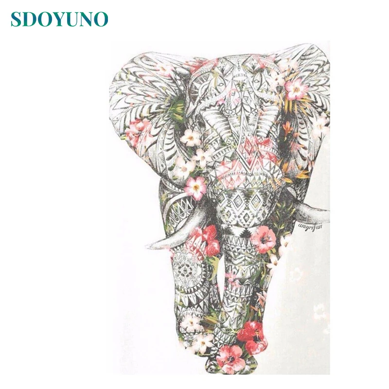 

5D DIY Diamond Painting Elephant Diamond full round drill Picture Of Rhinestones Diamond Embroidery Cross Stitch Home Decor gift