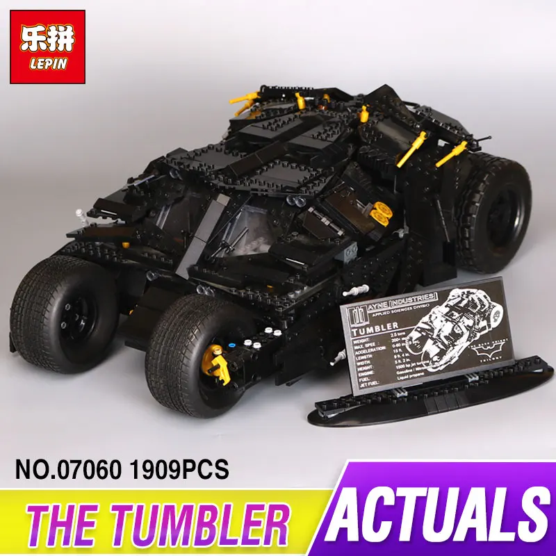 

LEPIN 07060 Genuine Super Hero Movie Series The Batman Armored Chariot Set 76023 Educational Building Block Brick Boy Toys 7111