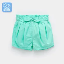 Dinstry/Новая летняя одежда для маленьких девочек; шорты для девочек; летний топ; короткое платье с бантом для девочек