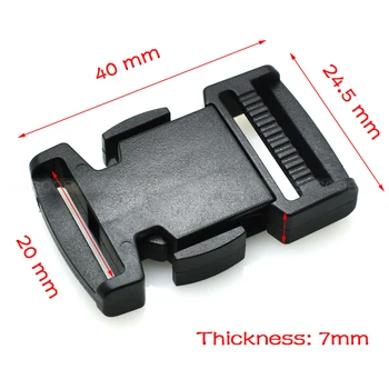 

50pcs/pack 3/4"(20mm) Detach Buckle for Outdoor Sports Bags Students Bags Luggage