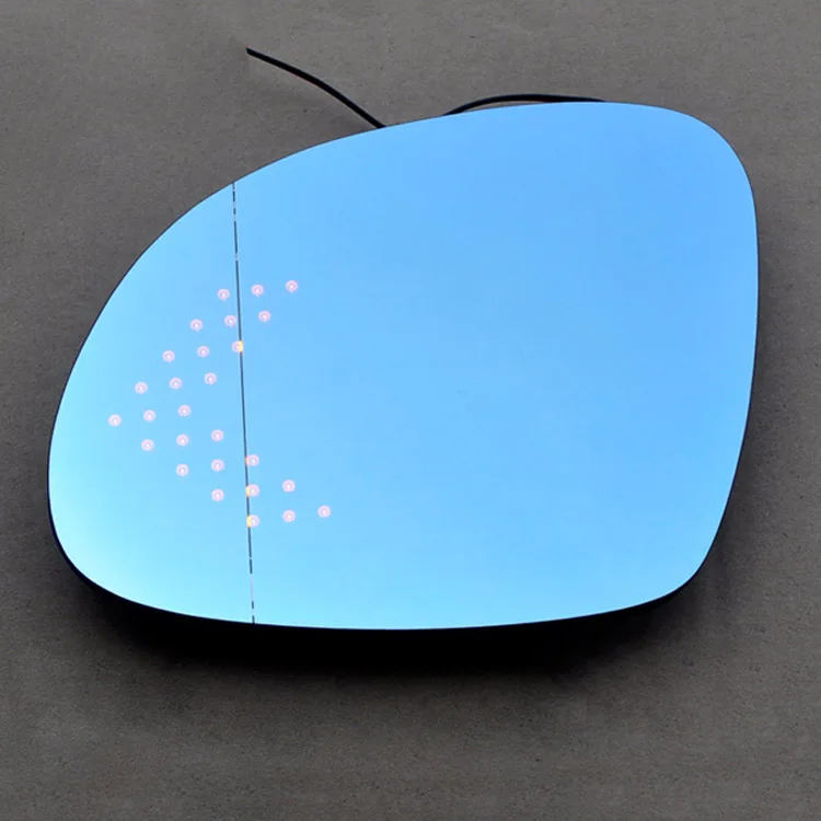  Ipoboo 2pcs New Power Heated w/Turn Signal Side View Mirror Blue Glasses For Skoda Yeti - 32808461864