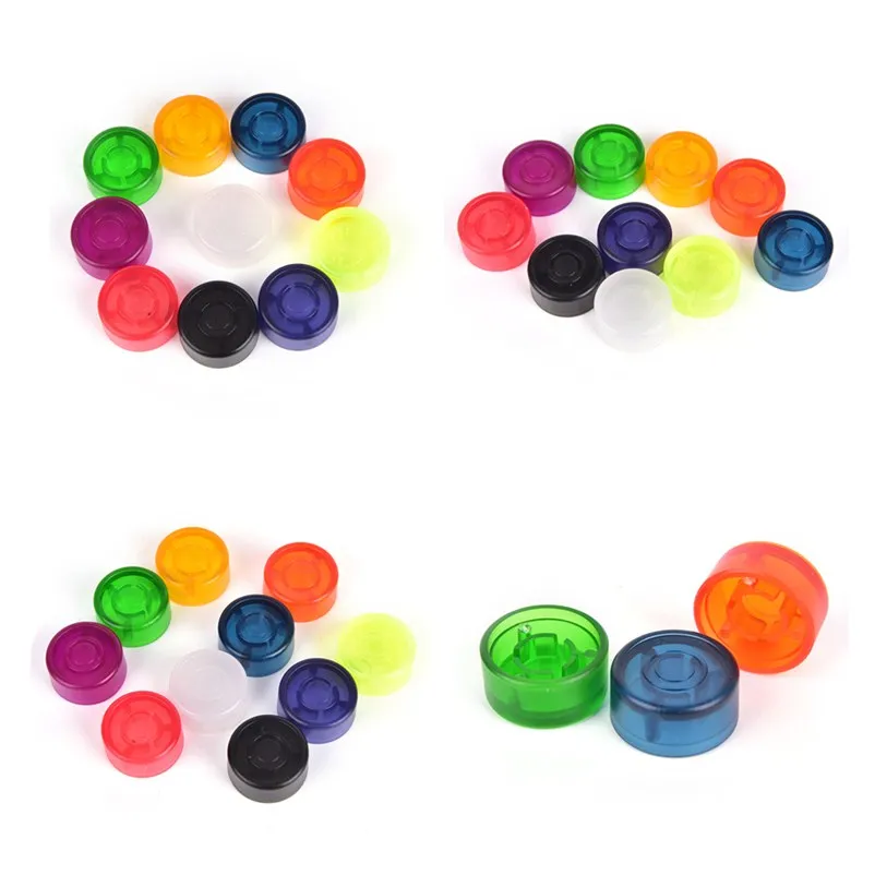 

10pcs Multi Color Electric Guitar Effect Pedal Mooer Candy Cover Cap Footswitch Topper Plastic Bumpers For Guitar Effect Pedal