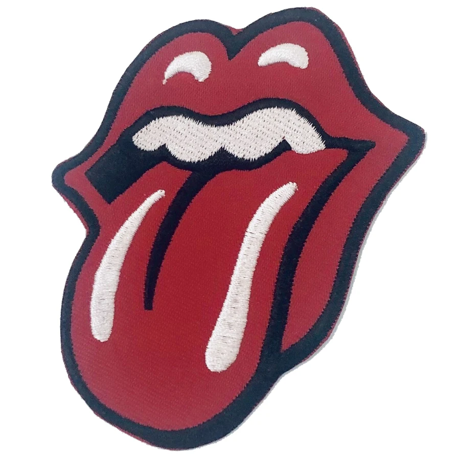 

Mouth Tongue Patches For Clothing Party Motif Badges Embroidery iron on patch Sticker DIY Clothes Ornaments Sewing Accessories