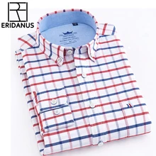 Мужская рубашка в клетку, фланелевая, в полоску, хлопок, весна-осень, повседневная, с длинным рукавом, модная, мягкая, удобная, стильная, плюс, X622