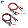 P1032/P1033 4mm 1000V 15A Banana Plug Test Line Injection Molded Straight/Right Angle to Straight Multimeter Silicone Wire Cable ► Photo 1/6
