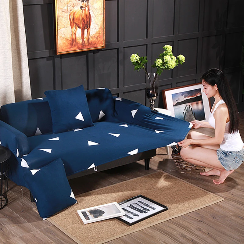 Classical sofa cover for living room with slip-resistant elastic tight wrap all-inclusive cubre sofa couch cover in Home textile