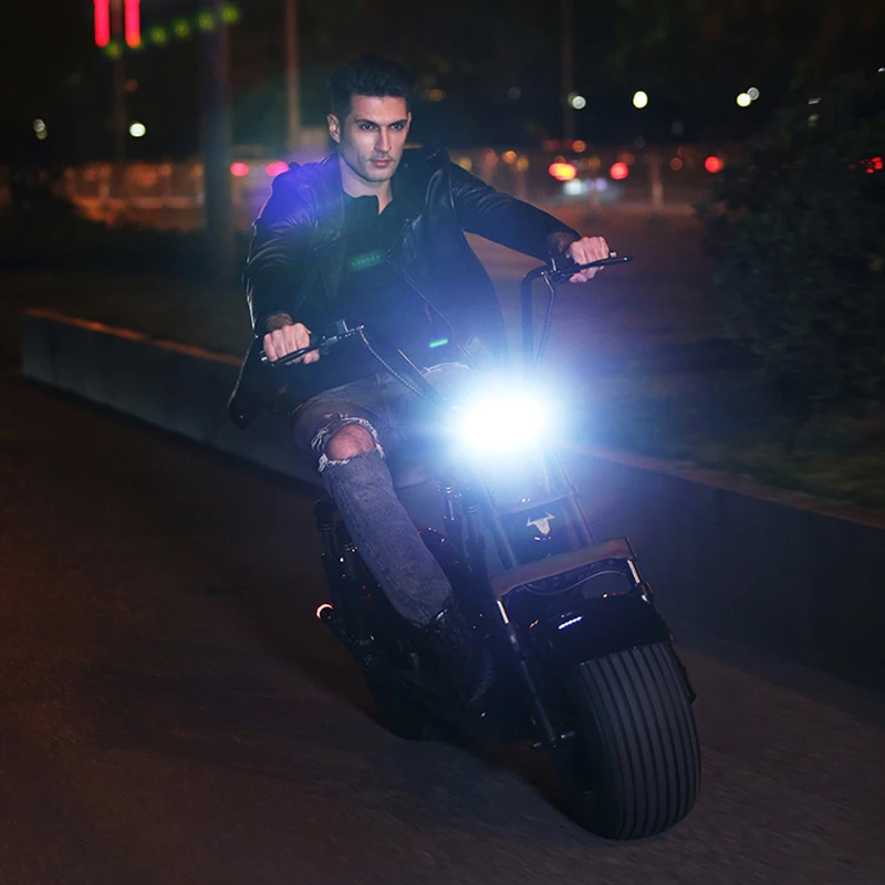

Adult electric motorcycle electric scooter electric bike citycoco 1000w removable battery intelligent GPSelectric motorcycles