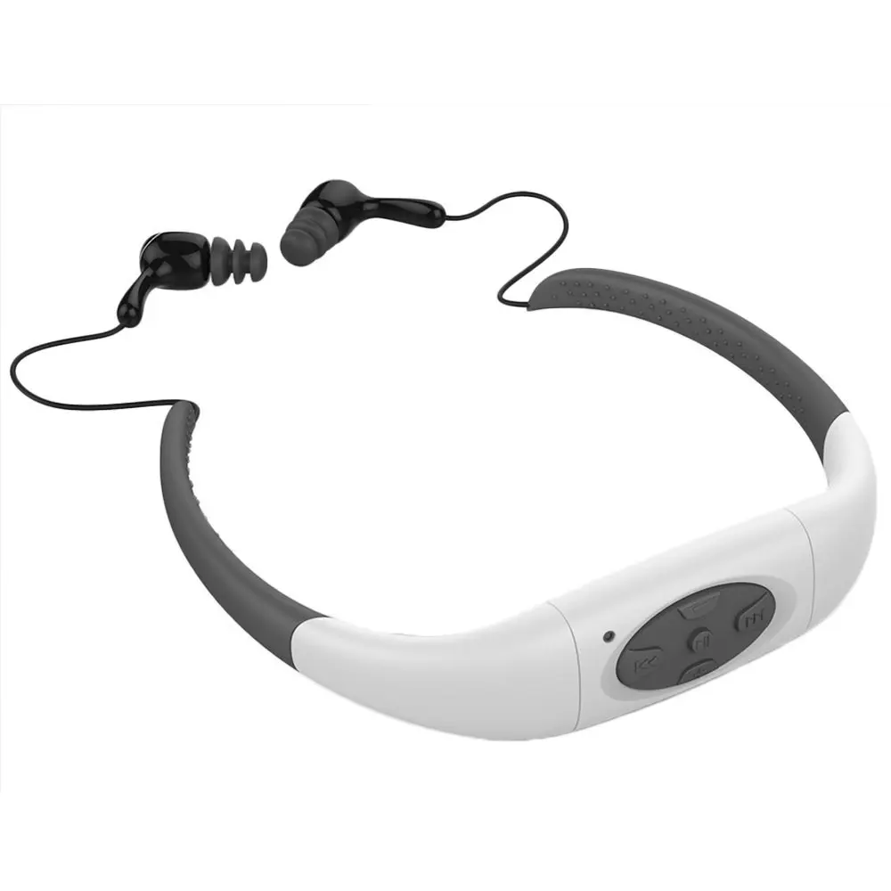 100 IPX8 Waterproof 4GB MP3 Player Headset Underwater Neckband