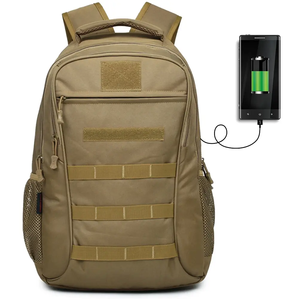 

50L Waterproof Climbing Hiking Backpack Sport Military Tacticals Bag Mountaineering USB Charging Laptop Backpack Travel Bags