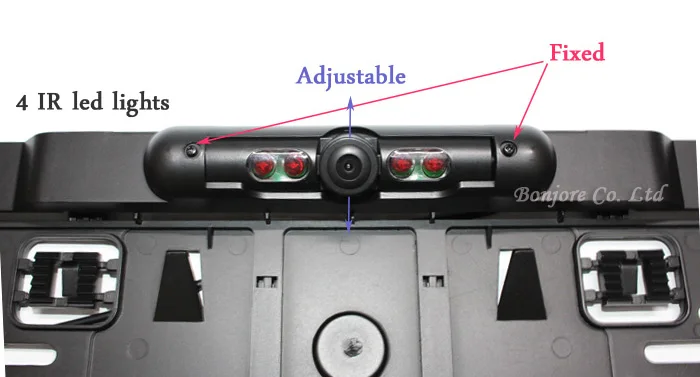 Koorinwoo беспроводной ЕС датчик парковки ИК камера заднего вида номерной знак рамка водонепроницаемый резервная камера монитор Автомобильный парктроник