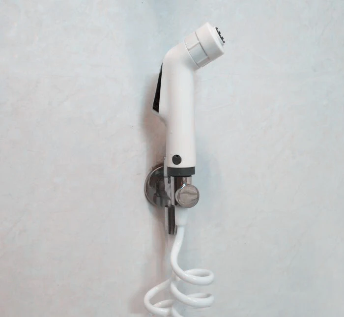 shower set Смеситель для биде для ванной и туалета, настенный хромированный распылитель для биде с одной ручкой, BD784 - Цвет: shower set