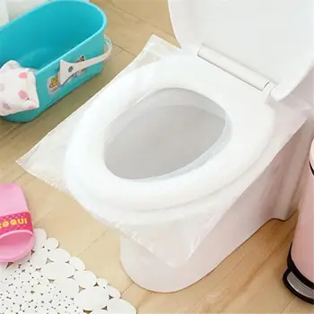 

50pcs Disposable Toilet Seat Cover Safety Travel Bathroom Toilet Travel Camping 100% Waterproof Toilet Paper Pad Bathroom Access