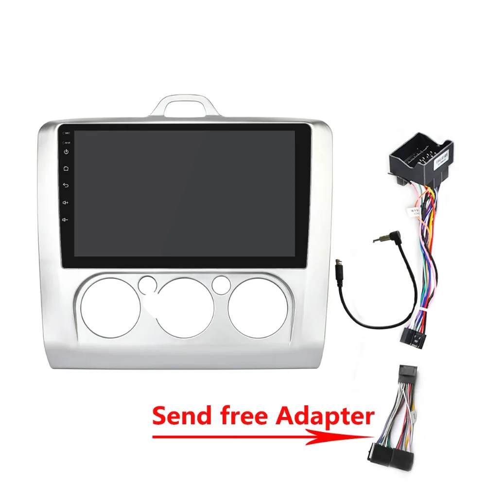 Radio de coche reproductor Multimedia pantalla táctil BT espejo enlace Android para Ford Focus MT 2004 2005 2006-2008 2009 2010, 2011 2 DIN