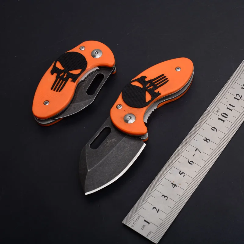 

Hysenss Mantis Shootey Small Stonewashed Tactical Folding Knife G10 Handle Outdoor Camping Hunting Survival Utility EDC Tools