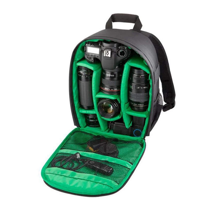 Цифровая многофункциональная зеркальная камера видео сумка с водонепроницаемым дождевым покрытием SLR Камера сумка PE заполняющая фотографа