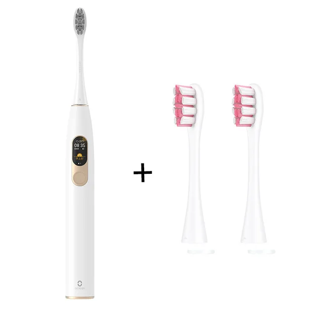 Xiaomi Mijia Oclean X Smart Sonic Electric Toothbrush Color Touch Screen / Whitening / Gum Care Two brush heads for free - Цвет: X Add P4