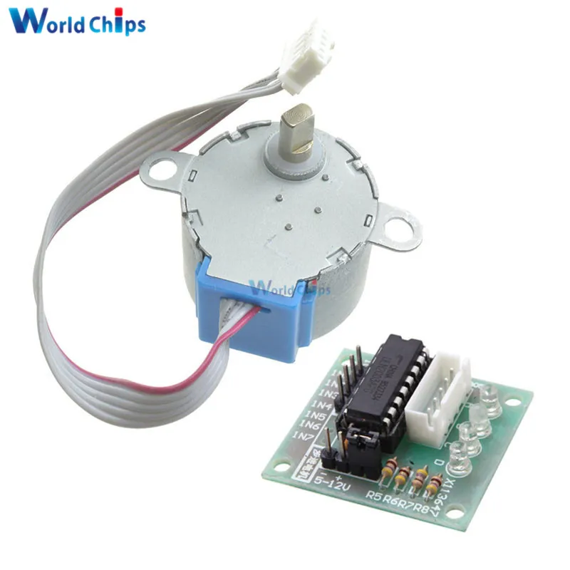 28BYJ-48 Stepper Motor 5V With Drive Test Module Board ULN2003 5 Line 4 Phase 