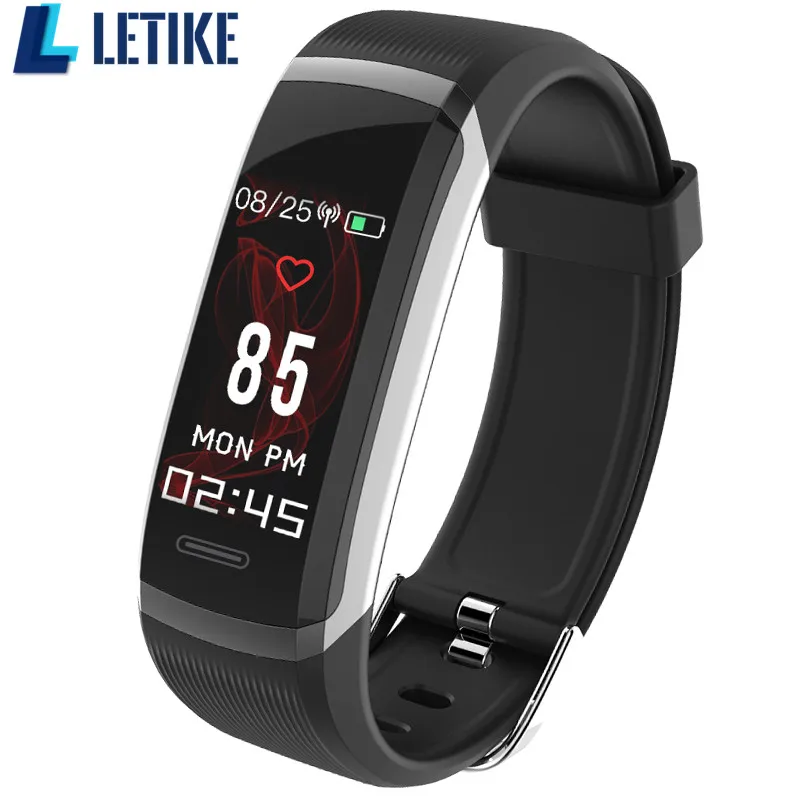 Letike GT101 смарт-браслет цветной экран Смарт-браслет для женщин и мужчин спортивный