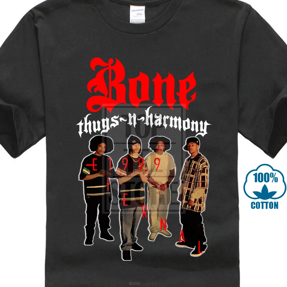 Bone Thugs N Harmony E 1999 Eternal Hoodie Hip Hop Rap Sweatshirt merch Black