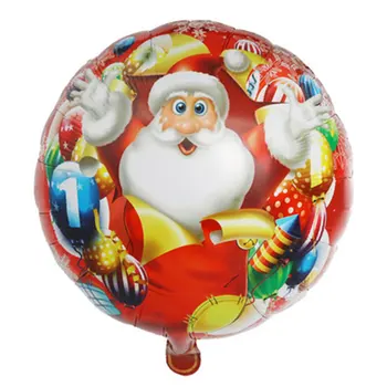 

50pcs/Hot Santa Claus Christmas Tree Aluminum foil Balloon Christmas party Gift Decorative Balloons wholesale