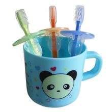 3 шт Силиконовые Детские Прорезыватель для обучения зубные щетки Детские зубные щетки предметы детские зубы прозрачный Массаж Мягкие Детские