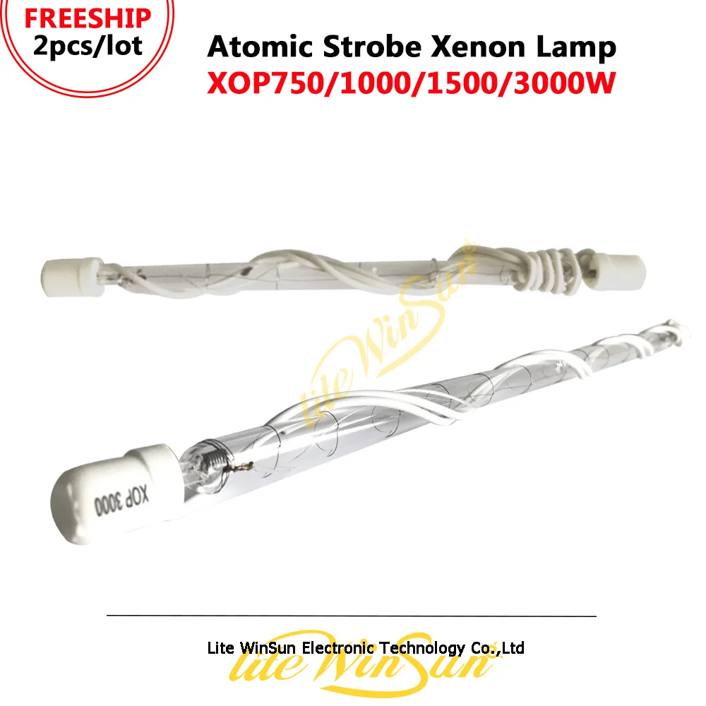 

Litewinsune 2PCS 1500w Atomic Lamp Strobe Xenon Strobes Lamp 1kw 3kw XOP1500 Atomic XOP 3000w XOP3000