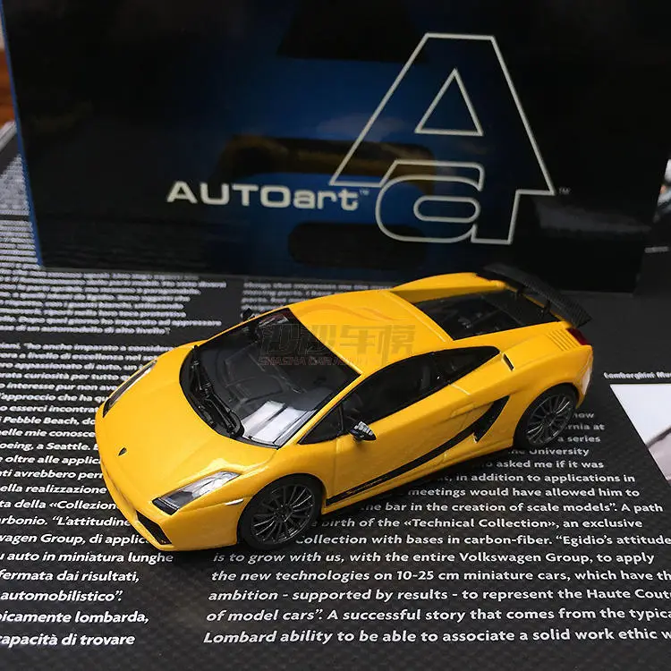 Специальная цена на литье под давлением металлический Lamborghini Gallardo Настольный дисплей коллекция моделей игрушек для детей