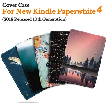 

BOZHUORUI Case for All-New Kindle Paperwhite 10th Generation 2018, Lightweight Magnetic Protective Cover with Auto Sleep/Wake