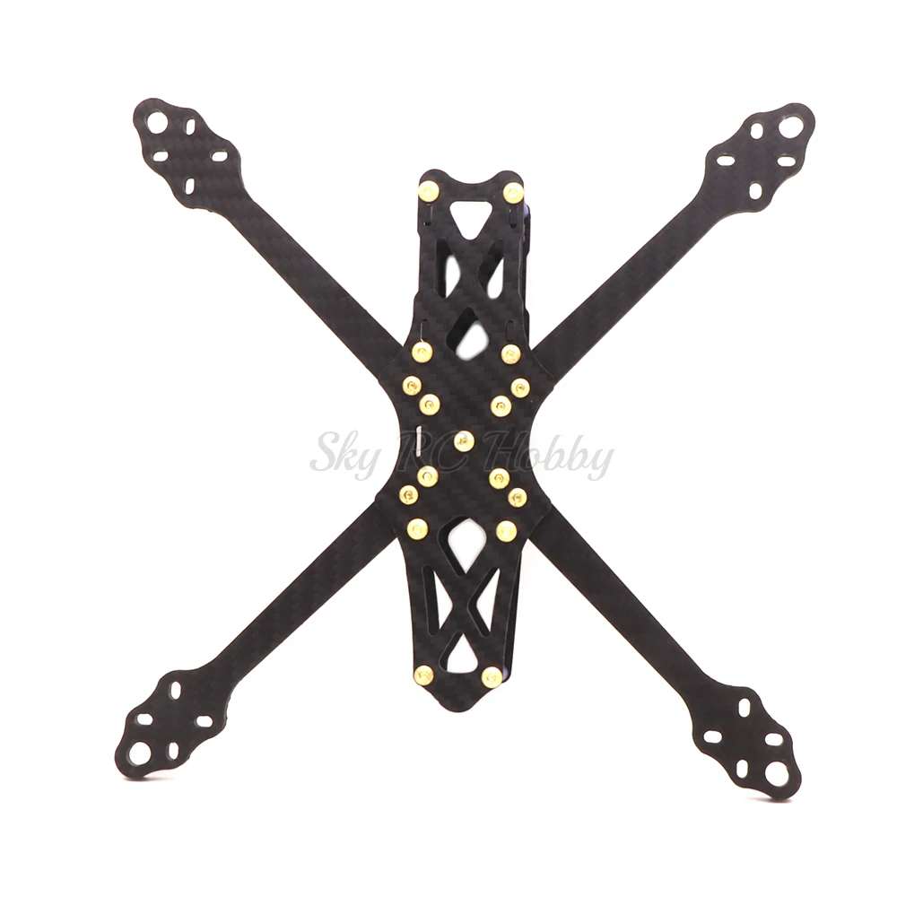 ohnny 2 5inch X5 227mm wheelbase 227 with 5mm Arm Carbon Fiber X type FPV Quadcopter frame (10)