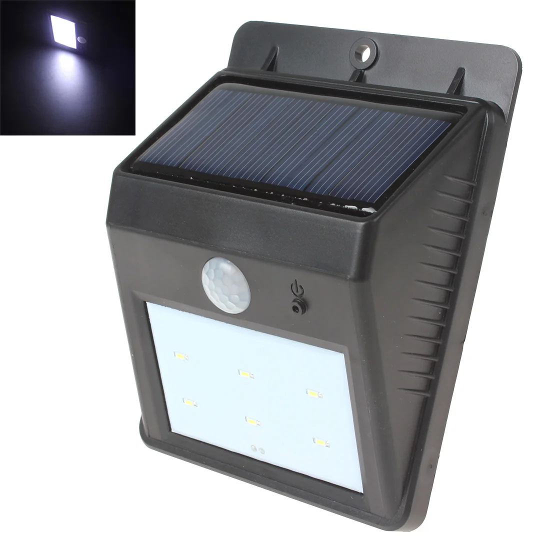

Solar Power 6 LED PIR Motion Sensor Light Outdoor Garden Wall Lamp Waterproof Garden Lawn Lamps Landscape Yard Light