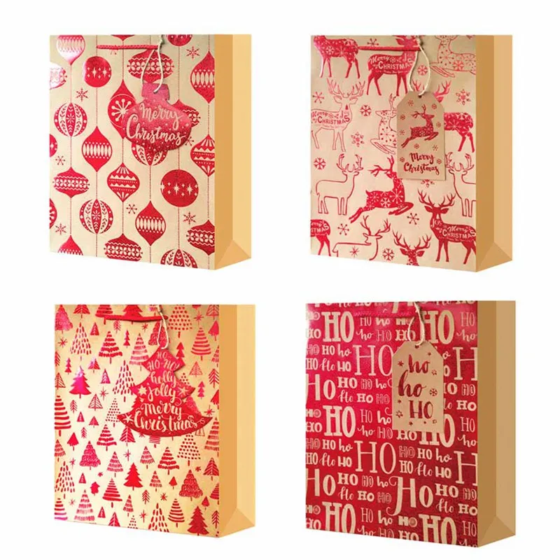 1PCS!!! Style Random!!! Christmas Decoration 4pcs Christmas Cute Kraft
