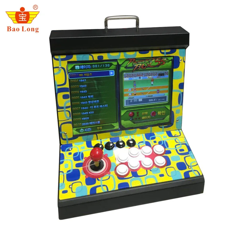 Mini bartop game machine Arcade Video Game Console 999/1299/1388 in 1 Box 5s/6s for 1 Player 15 inch screen Pandora box