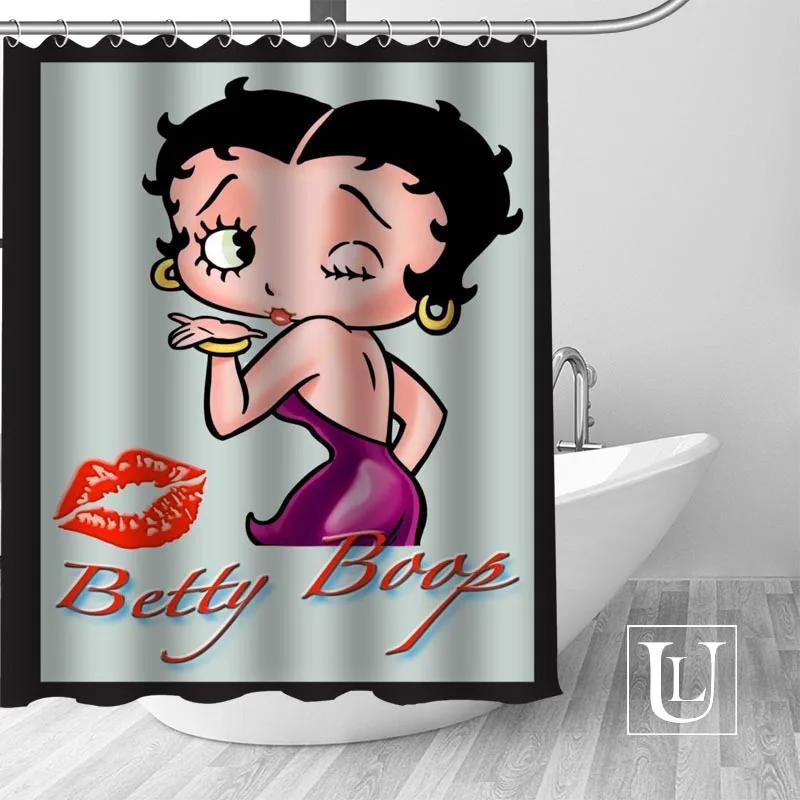 Бетти бооп занавеска для душа s индивидуальные ванная занавеска водонепроницаемая ткань для ванной полиэстер Душ занавес высокого качества
