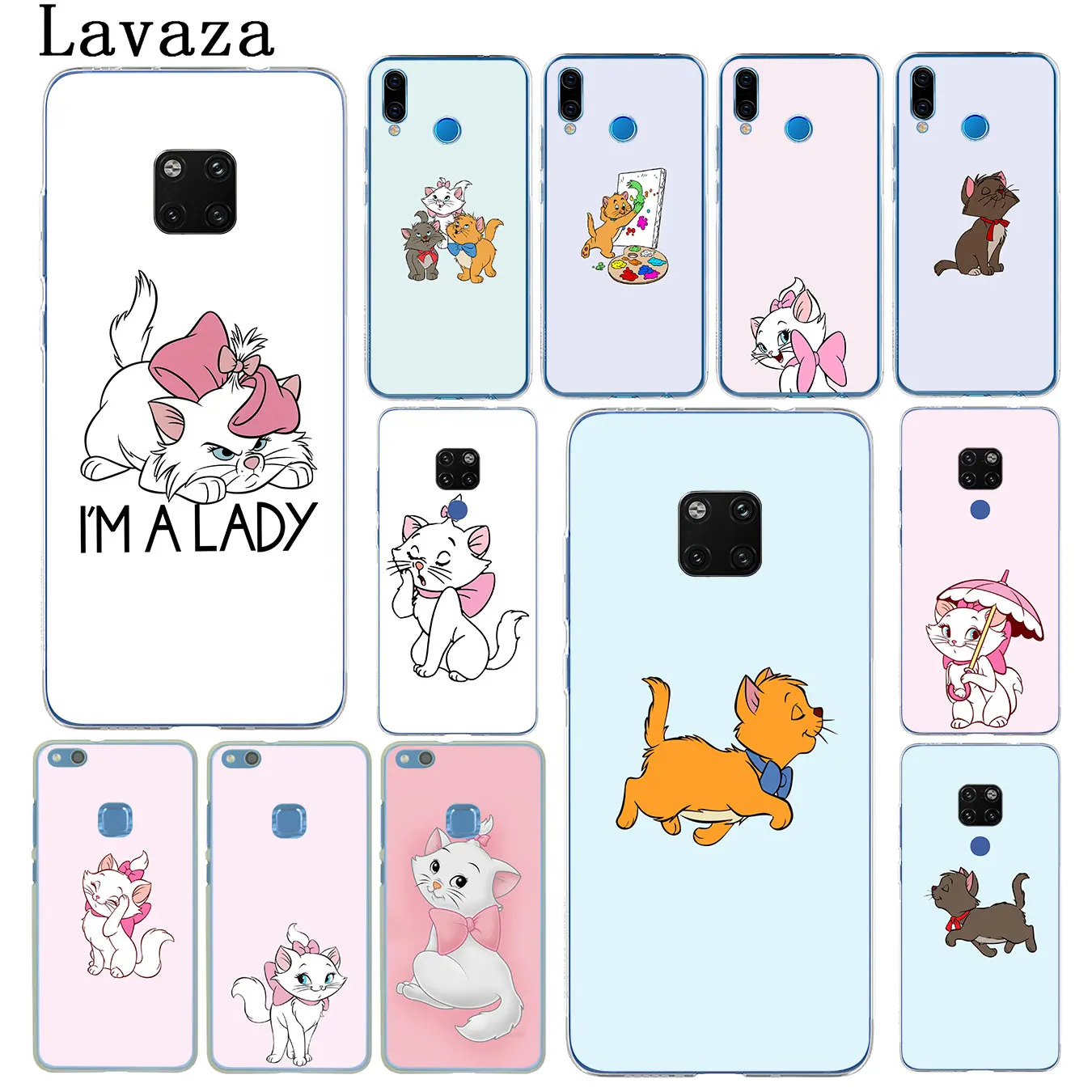 Чехол для телефона Lavaza с рисунком аристократы Мари кошка Huawei Mate 30 10 20 Pro Lite Nova 5I 4 3i 3