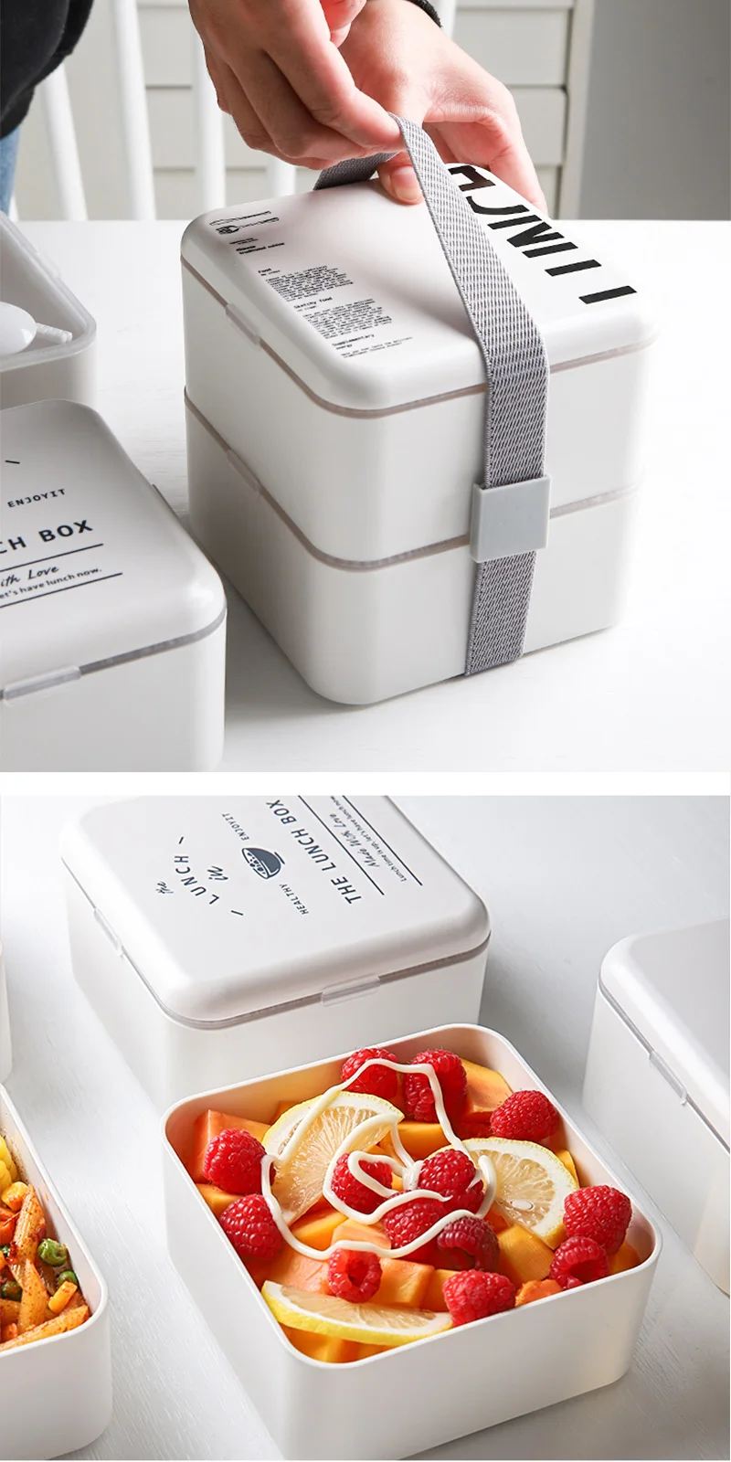 UNTIOR Bento Box Set 2 слоя Ланч-бокс с суповой кружкой двойной герметичный изолированный портативный контейнер для хранения пищи кухонная посуда